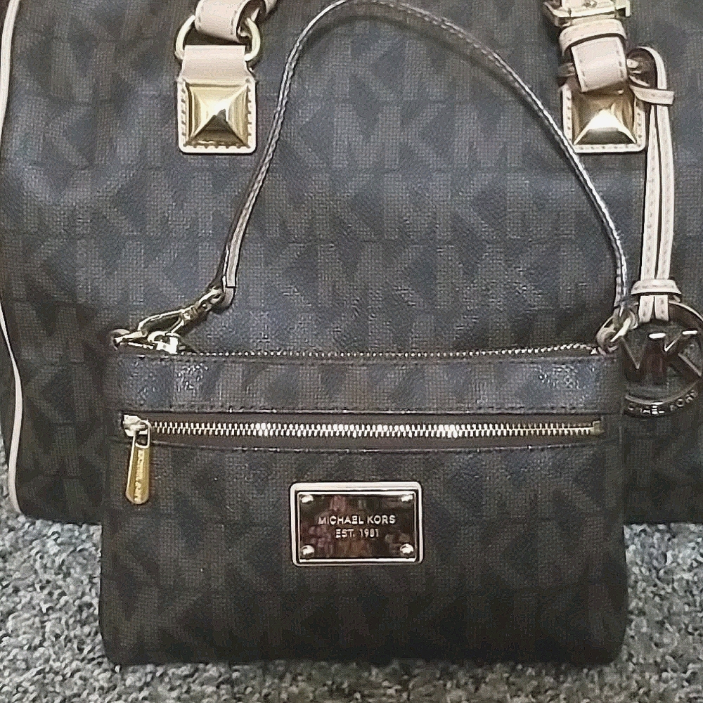 Michael Kors Monogram Wristlet